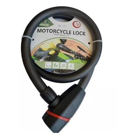 Замок велосипедный тросовый TG8120 100 см 18 мм 2 ключа (2093588168)