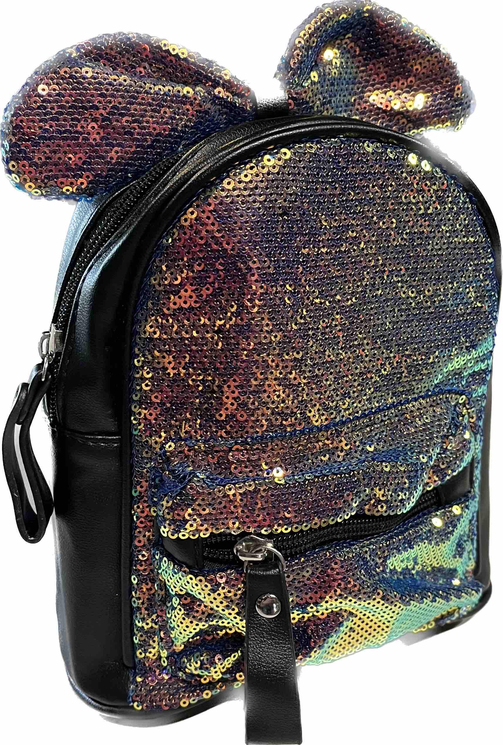 Рюкзак дитячий із блискітками Backpack Stenson ST02160 Black (576113)