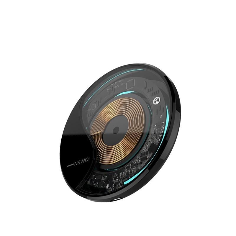 Беспроводное зарядное устройство NEWQI Wireless Charger Pad беспроводная зарядка 10W Черный (SUN3489)