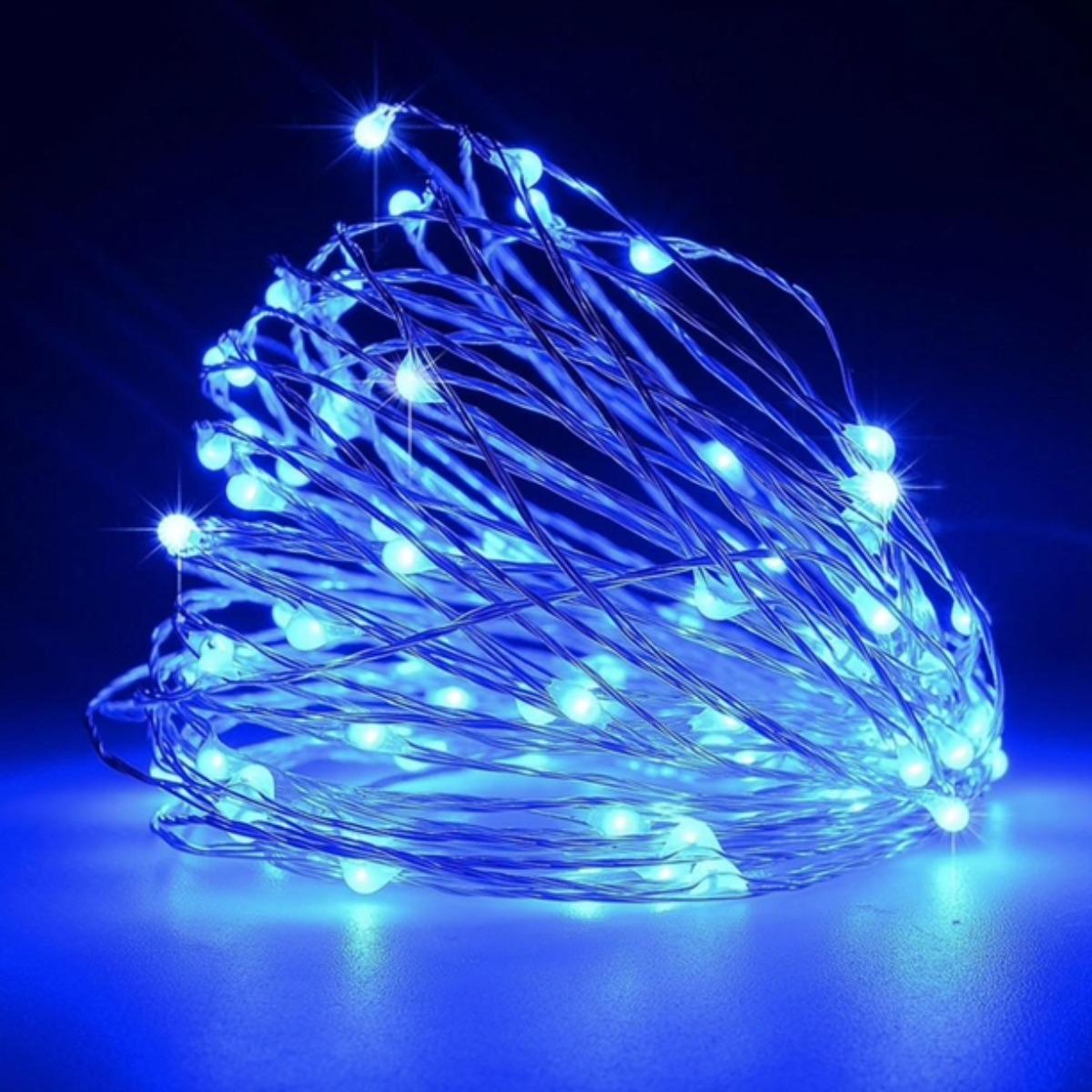 Гирлянда новогодняя Ledlight Струна 5 м Синий