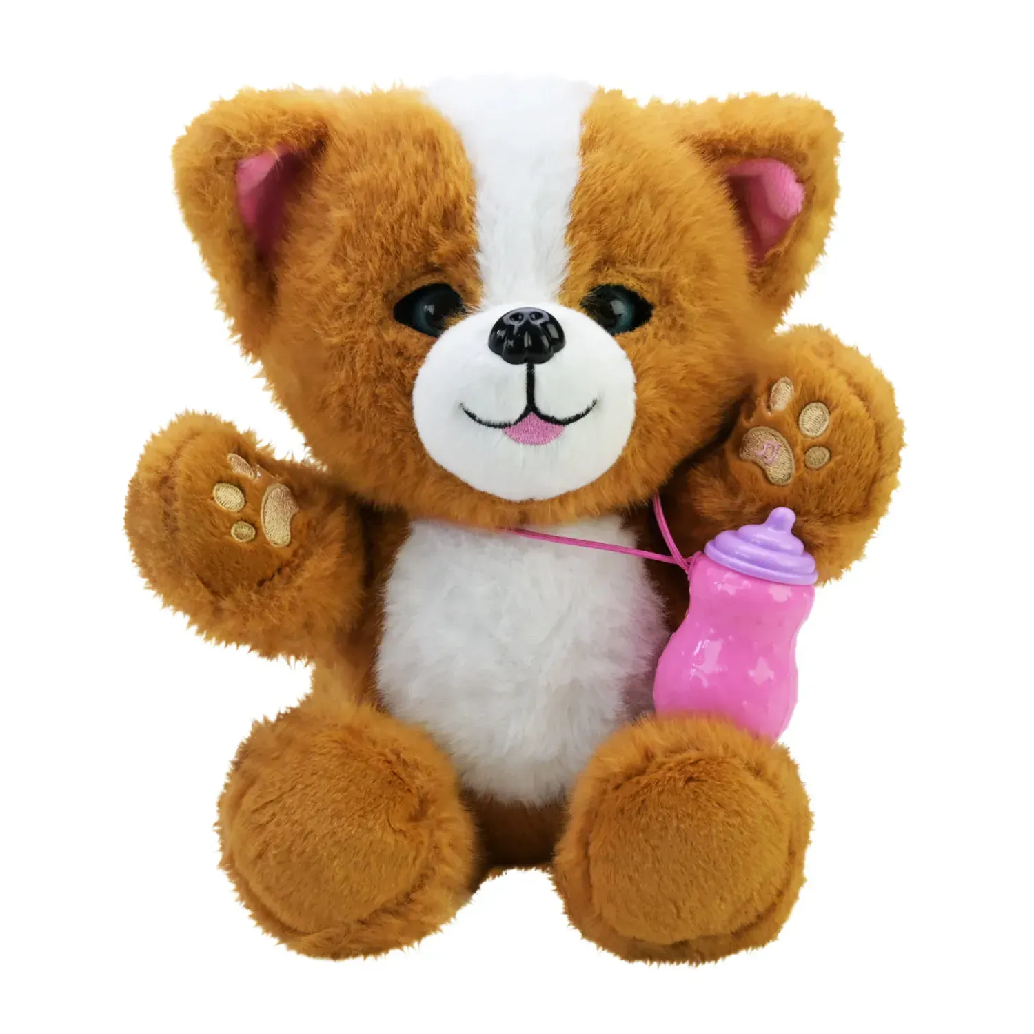 Интерактивная игрушка Країна Іграшок Мишка из текстиля 22х10х32 см Коричневый (150-98-BF2511BR)