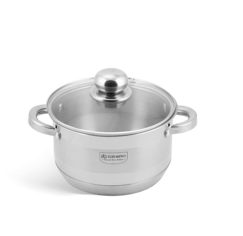 Кастрюля с крышкой Edenberg 1,9 л (EB-3003) - фото 1