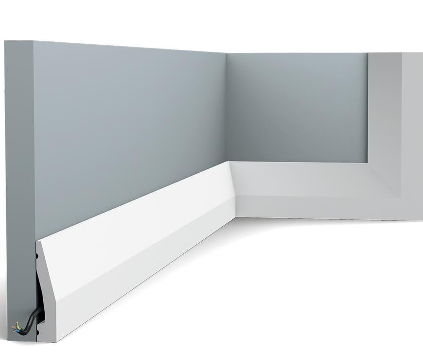 Плинтус напольный гладкий Orac Decor SX159 2000х60х12 мм (2850)