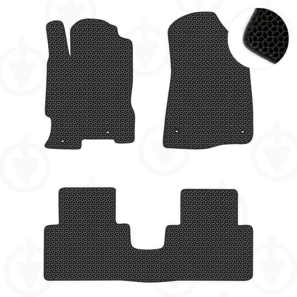 Комплект ковриков в салон Star-Tex для Acura RDX I 2006-2009 р. EVA/Капля Черный (10012-04-05-41)