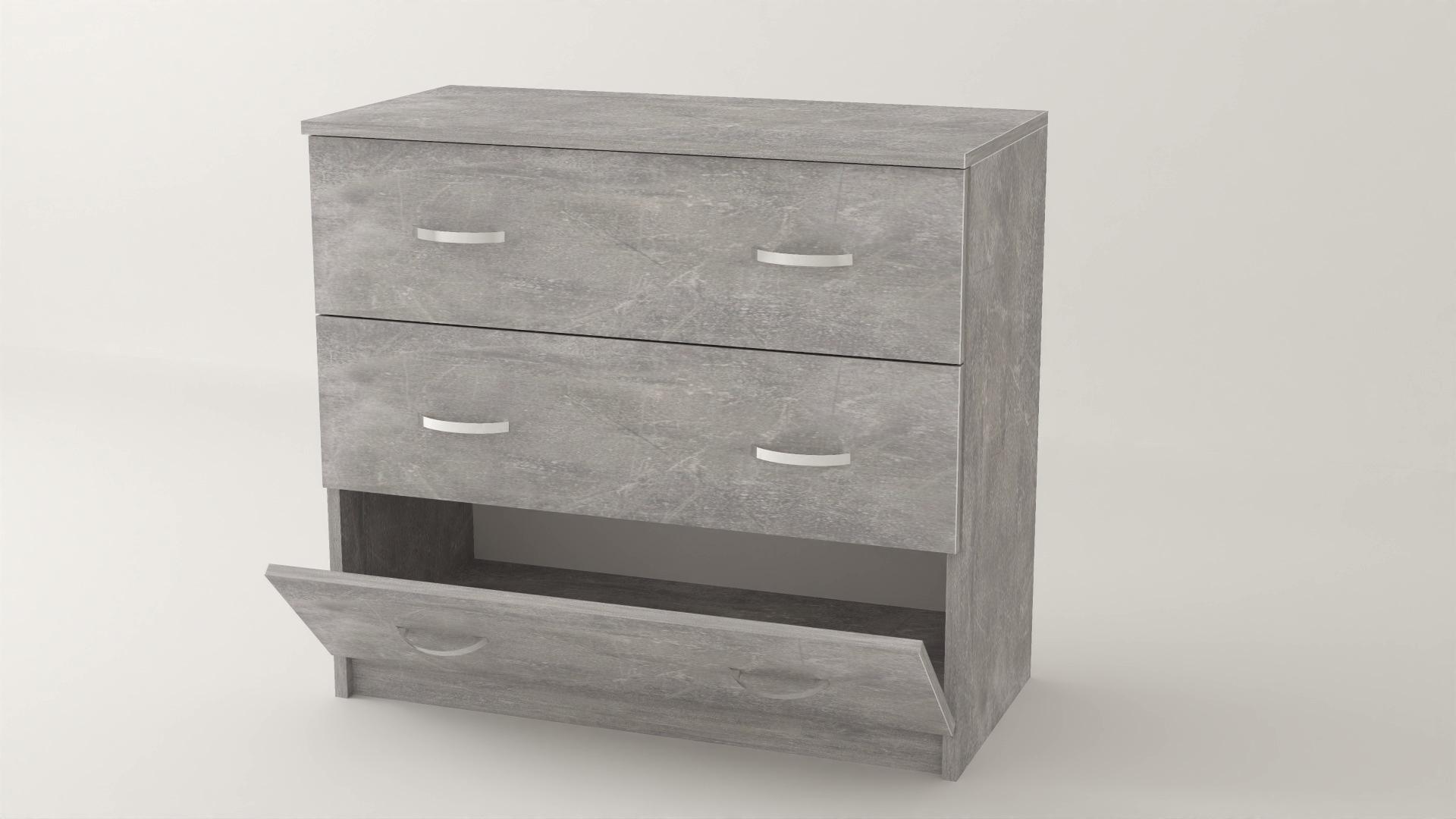 Комод Алекса ВК-24 85х50х73 см Індастріал (61325) - фото 1 Комод Алекса ВК-24 85х50х73 см Індастріал (61325) - фото 1