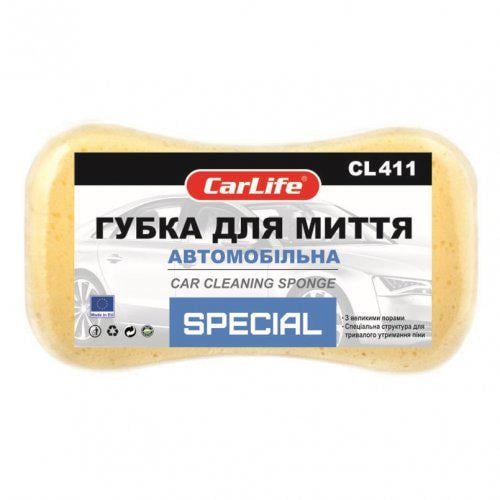 Губка 220х120х60 мм з великими порами Carlife СL-411 Special (278663)