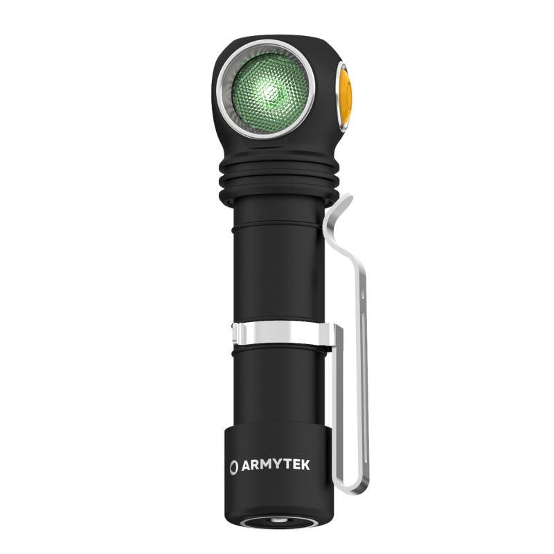 Налобний ліхтар Armytek Wizard v4 C2 WG Magnet USB Білий-зелений