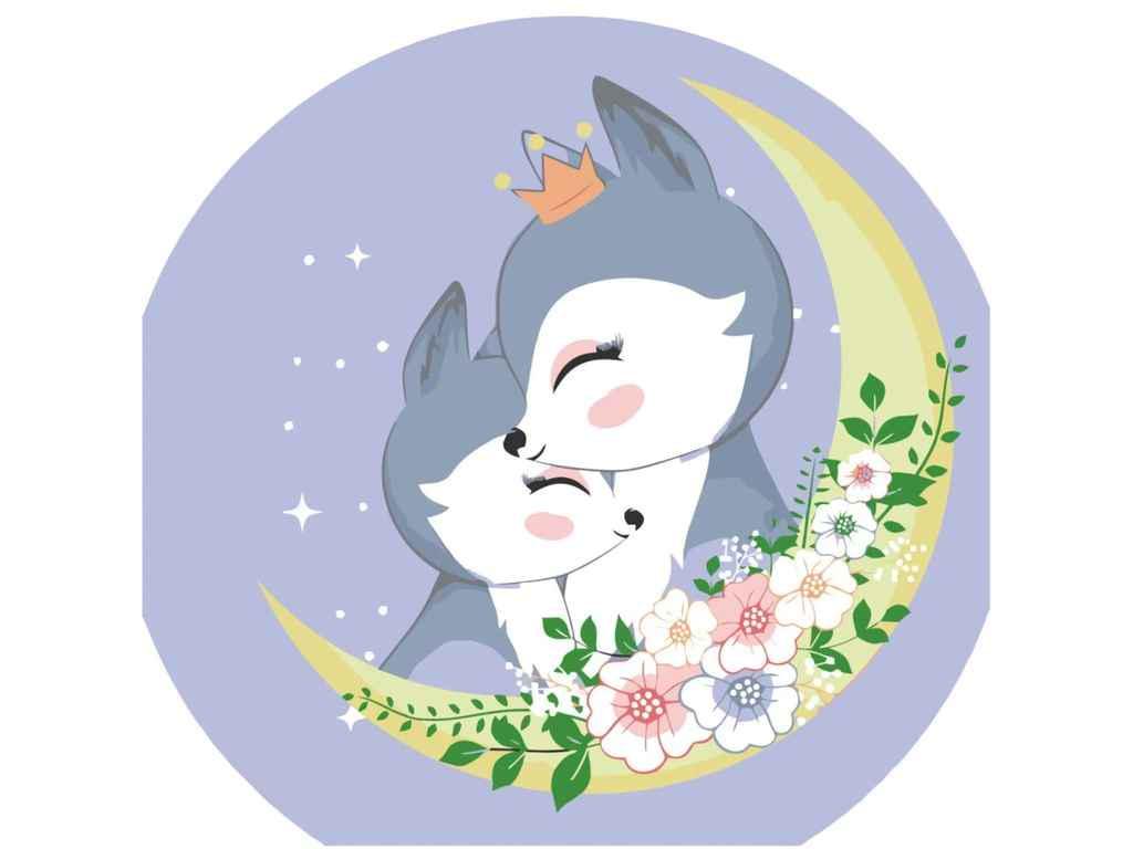 Картина по номерам Strateg Королева с принцессой 30х30 см (ES044)