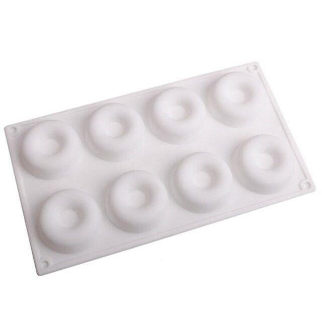 Форма силиконовая для десертов Пончик 8 шт. Белый (474547da)