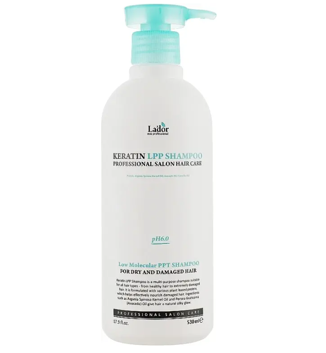 Шампунь LPP Shampoo Keratin для волос протеиновый с кератином 530 мл Шампунь LPP Shampoo Keratin для волос протеиновый с кератином 530 мл