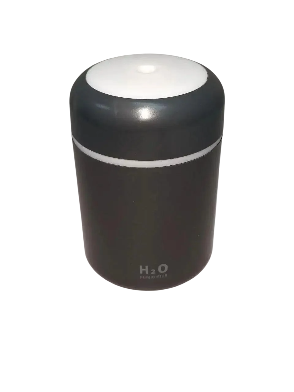 Увлажнитель воздуха H2O USB с ароматизацией помещений и хлопковым фильтром электрический 300 мл Черный
