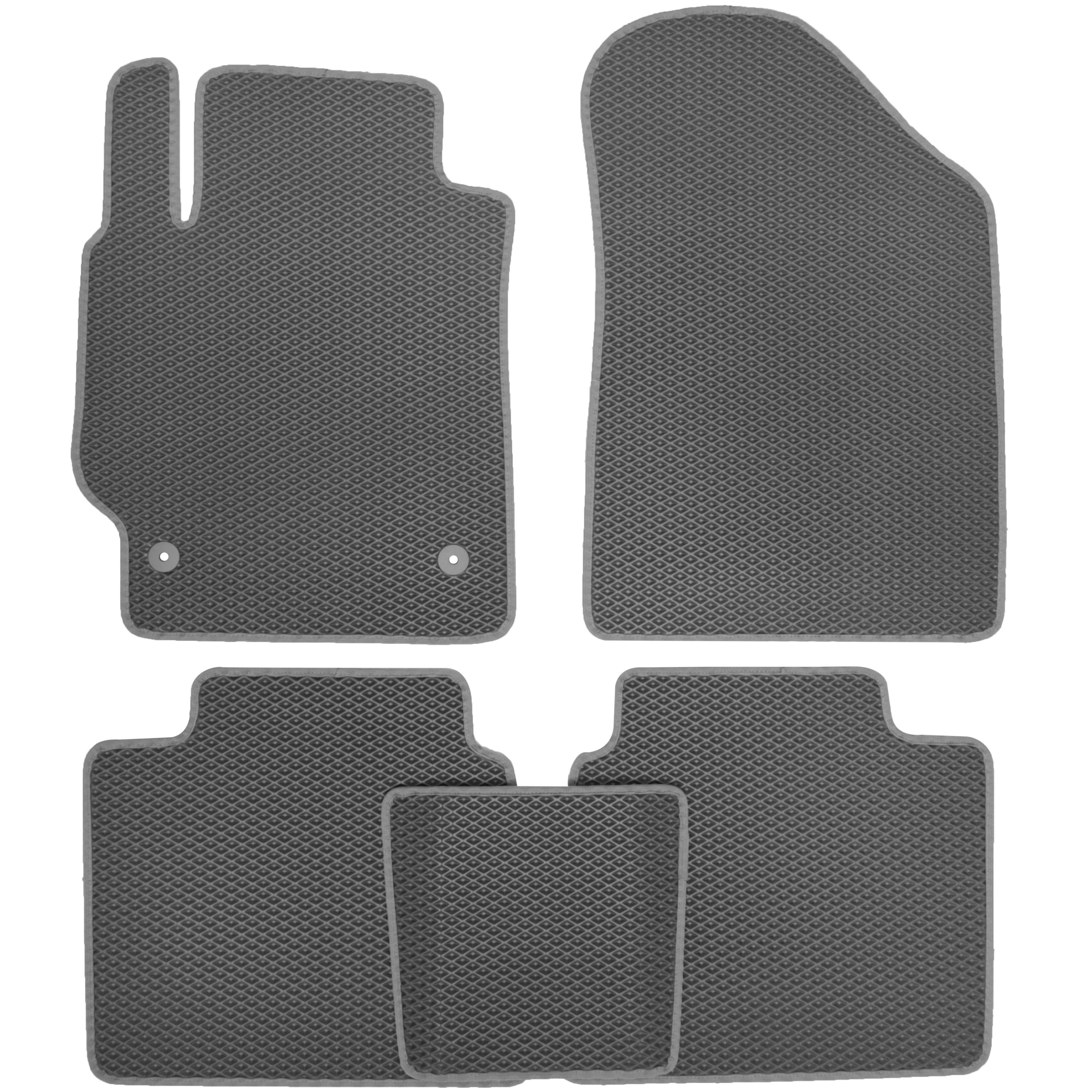 Коврики в салон Kinetic для Toyota Camry V40 2006-2011 EVA-полимерные Серый (155783)