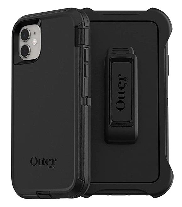 Чехол противоударный с клипсой OtterBox Defender для iPhone 11 (6.1") Black