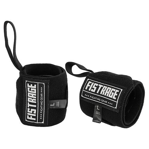 Бинты для кистей при жиме FISTRAGE VL-7739 L 2 шт. Черный (32511372)