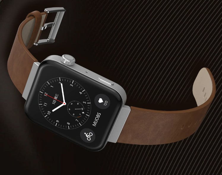 Кожаный ремешок Primo Mijobs для смарт часов Xiaomi Mi Watch Light Brown (1116055039)