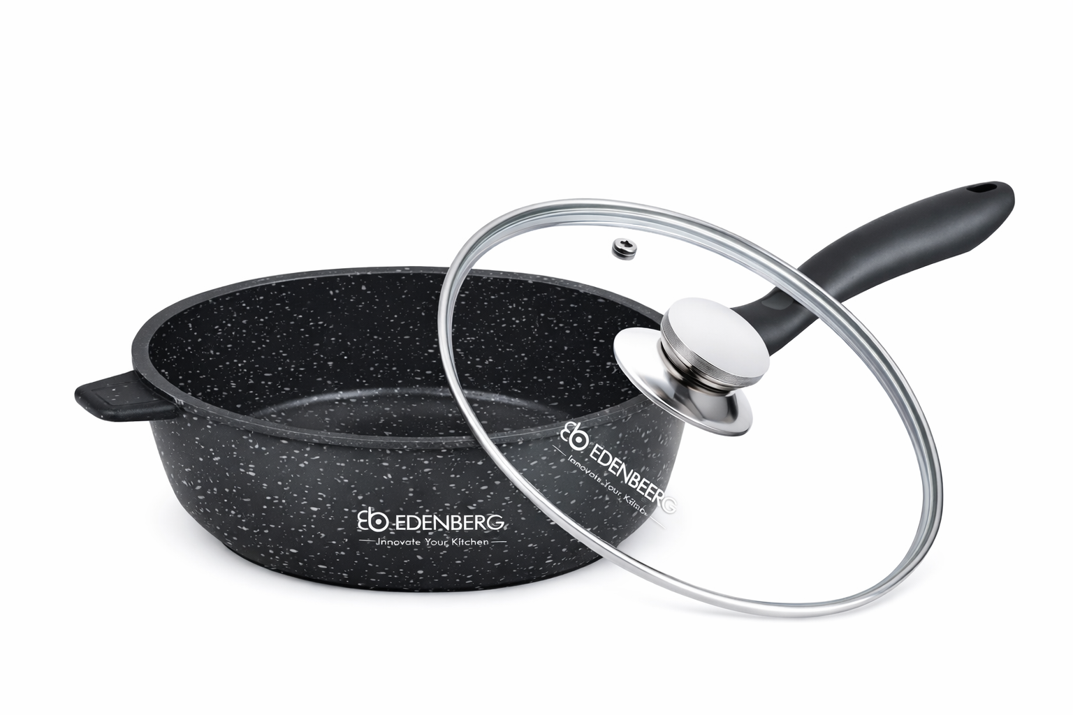 Сковорода глубокая с крышкой Edenberg EB-3322 28 см 3,3 л (LO-05893)