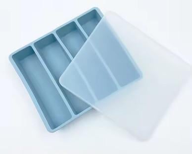 Форма силиконовая для льда Bar House прямоугольная 4 отверстия с крышкой 3,8 х 14 х 3,2 см - фото 1 Форма силиконовая для льда Bar House прямоугольная 4 отверстия с крышкой 3,8 х 14 х 3,2 см - фото 1