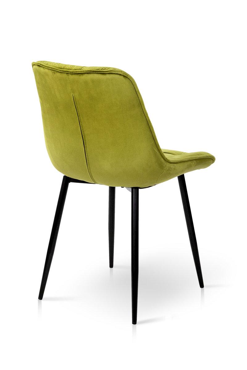 Стілець кухонний Мікс Меблі Прадо Білий/Велюр/Олива - фото 5 Стілець кухонний Мікс Меблі Прадо Білий/Велюр/Олива - фото 5