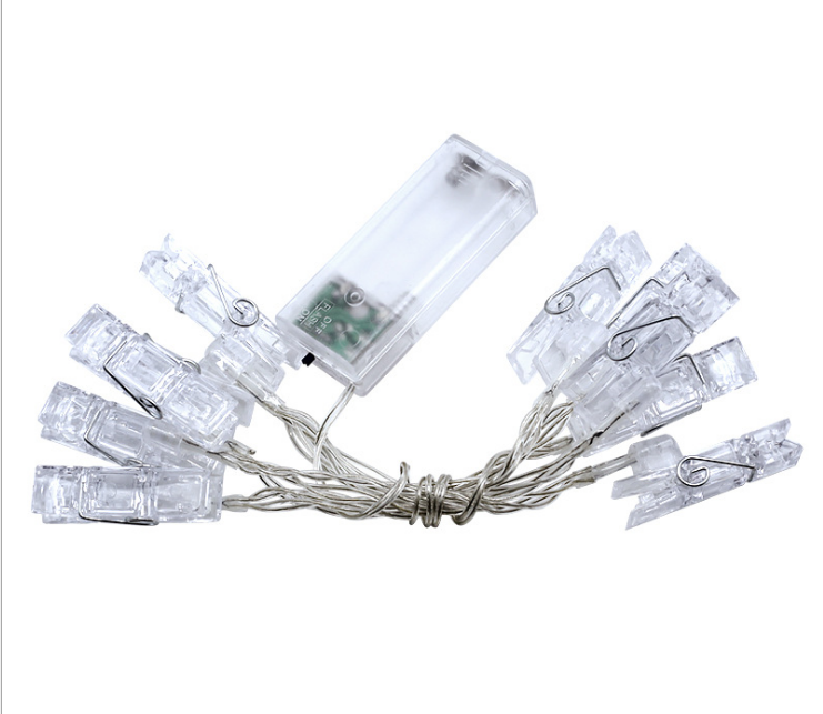 Гірлянда світлодіодна Ltl 10 led 1,65 м прищіпки Білий - фото 8 Гірлянда світлодіодна Ltl 10 led 1,65 м прищіпки Білий - фото 8