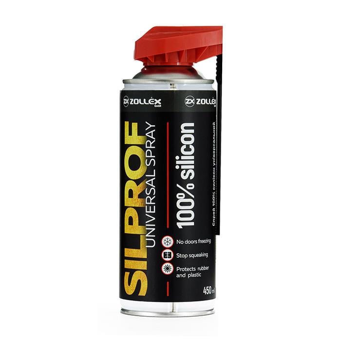 Змазка силіконова Zollex SILPROF 100% спрей 450 мл 15066 3968952 (133185) Змазка силіконова Zollex SILPROF 100% спрей 450 мл 15066 3968952 (133185)
