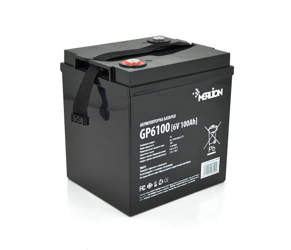 Батарея аккумуляторная Merlion AGM GP6100 6 V 100 Ah - фото 1 Батарея аккумуляторная Merlion AGM GP6100 6 V 100 Ah - фото 1