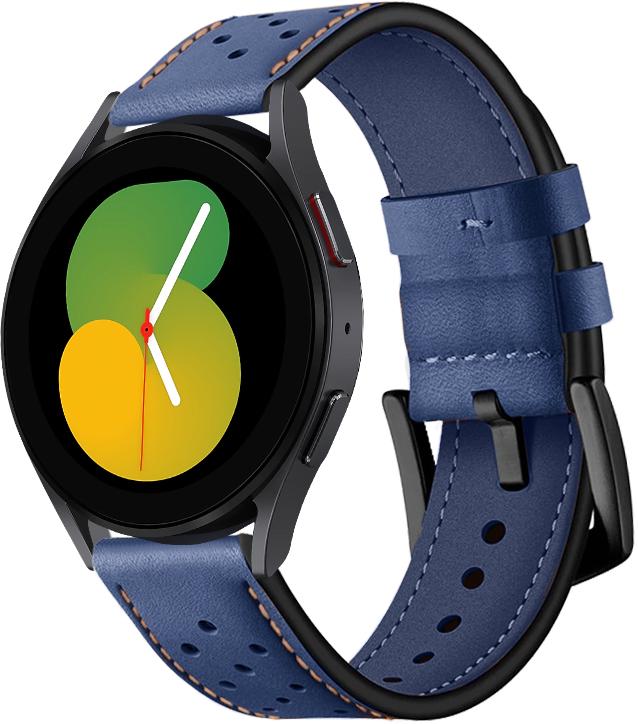 Ремешок кожаный Classico для Galaxy Watch 5 40 мм Blue (29204-28)