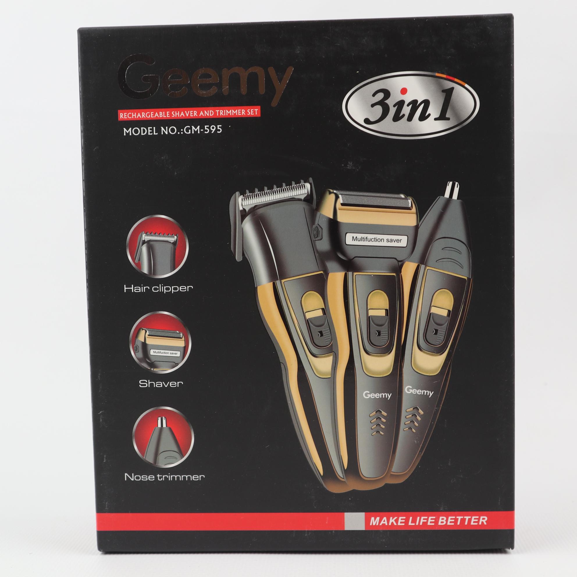 Машинка для стрижки бороди GM 595 Hair Trimmer (4123224) - фото 10 Машинка для стрижки бороди GM 595 Hair Trimmer (4123224) - фото 10
