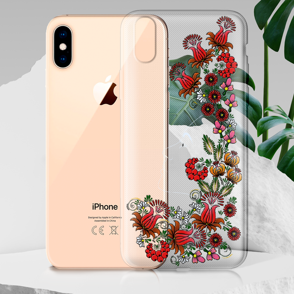 Чохол Boxface iPhone XS Max 3D Ukrainian Muse Прозорий силікон (35321-bk64-35321) - фото 2