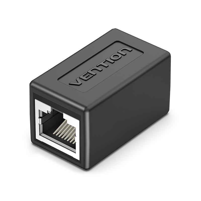 Мережева муфта Vention Cat.6 2 гнізда RJ45 FTP для Keystone Чорний (IPVB0) Мережева муфта Vention Cat.6 2 гнізда RJ45 FTP для Keystone Чорний (IPVB0)