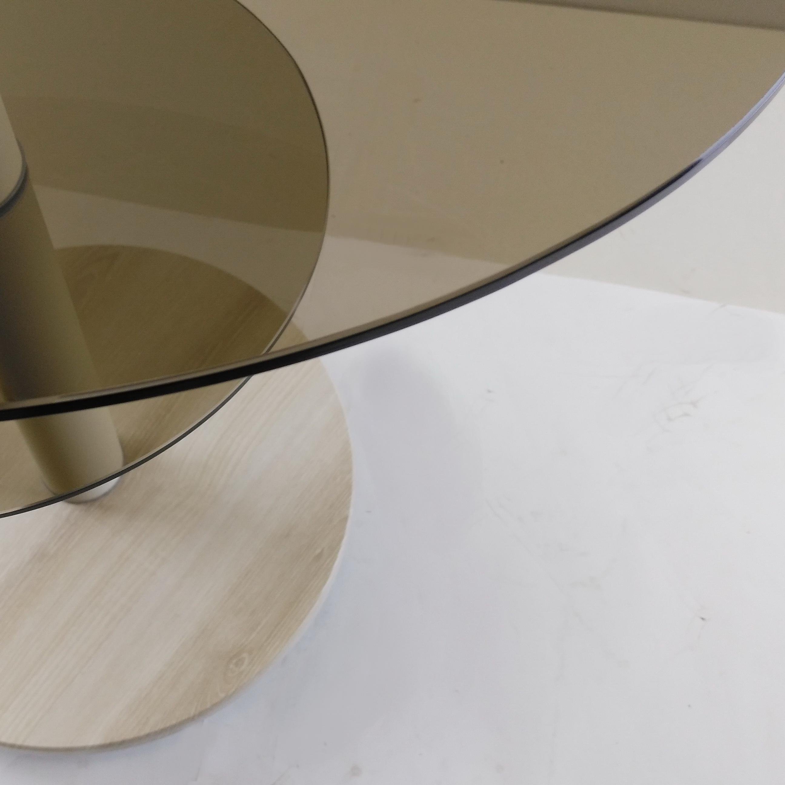 Стол журнальный стеклянный Commus Bravo Light 425 O bronza-pepel-bg60 Бежевый (422860184) - фото 5 Стол журнальный стеклянный Commus Bravo Light 425 O bronza-pepel-bg60 Бежевый (422860184) - фото 5