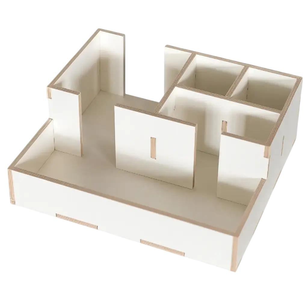 Органайзер барный DecoWood Birch WW на 5 отделений из дерева Белый (300616)