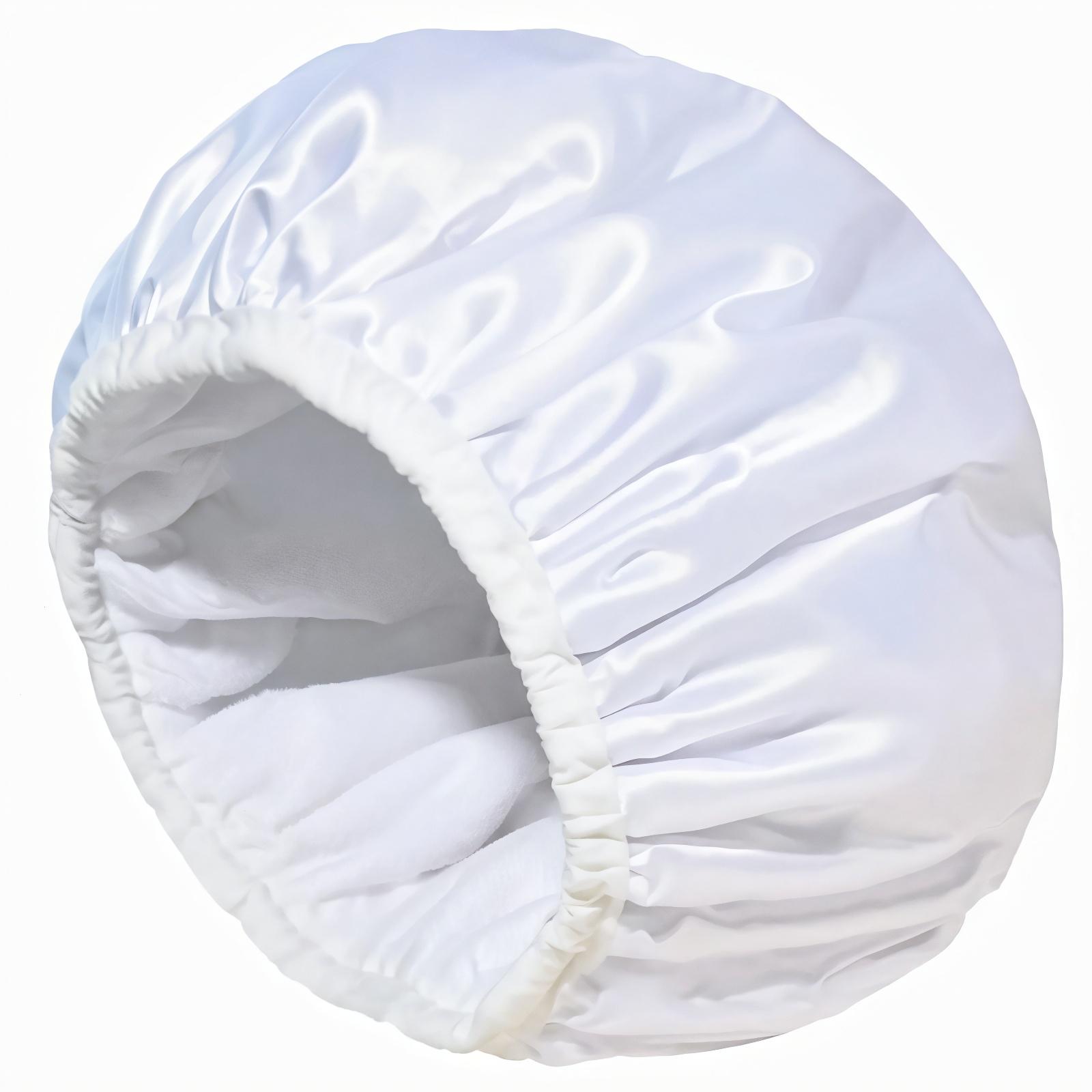 Шапочка для душу махрова багаторазова Білий (0123116)