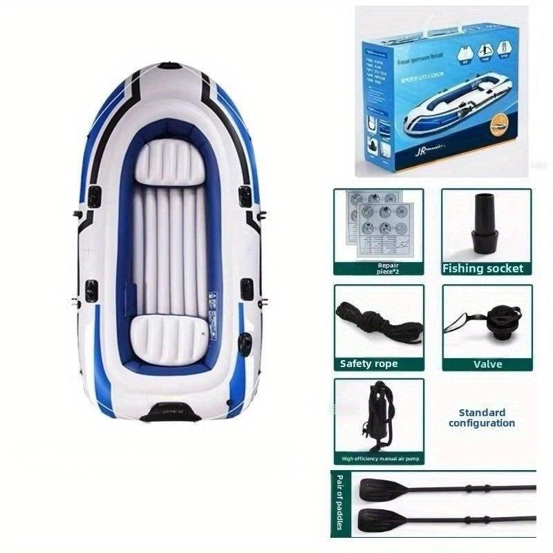 Надувний човен JR-230 тримісний 230х125 см Біло-синій - фото 5 Надувний човен JR-230 тримісний 230х125 см Біло-синій - фото 5