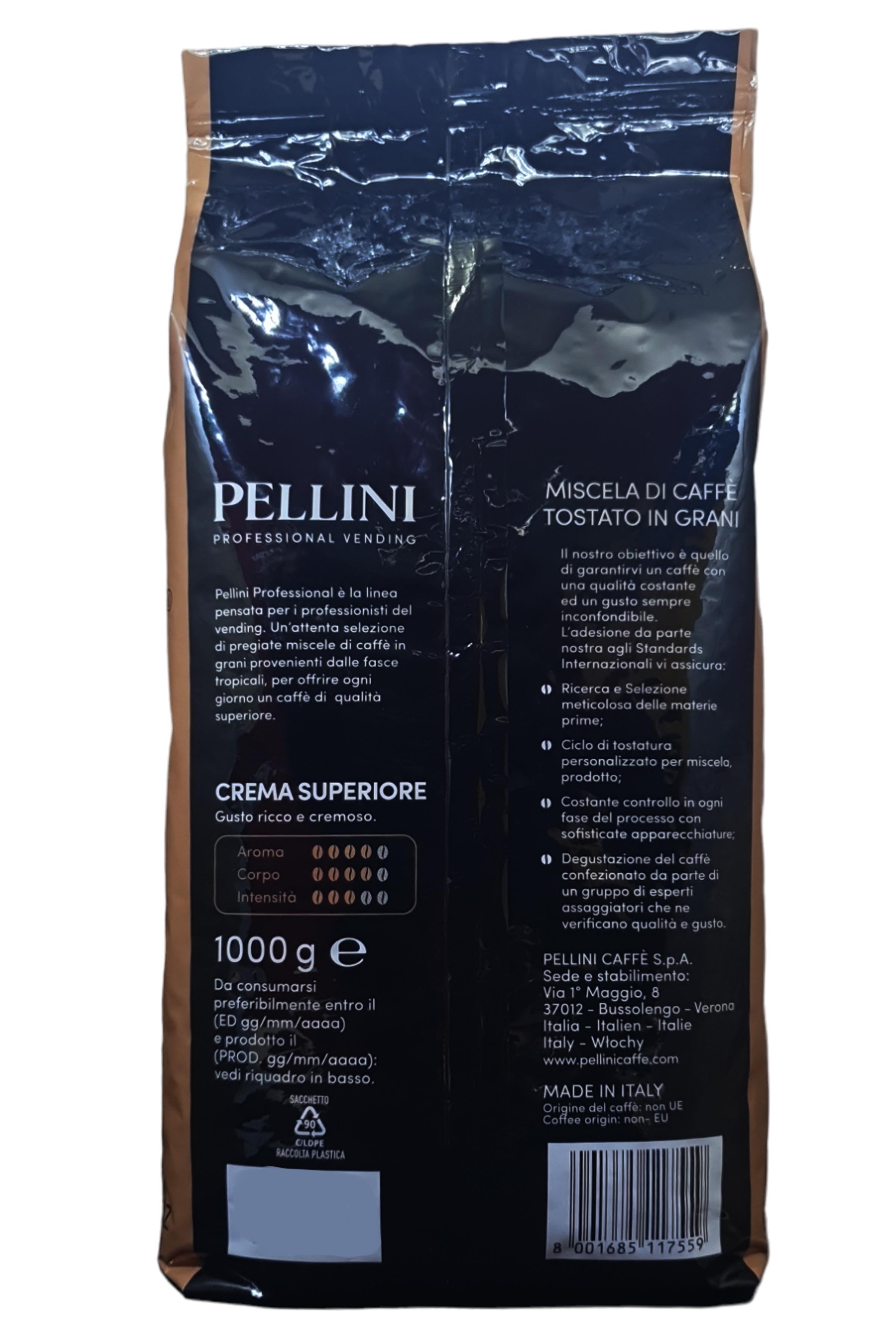 Кава Pellini CREMA SUPERIORE зерно 1 кг (58512) - фото 4 Кава Pellini CREMA SUPERIORE зерно 1 кг (58512) - фото 4