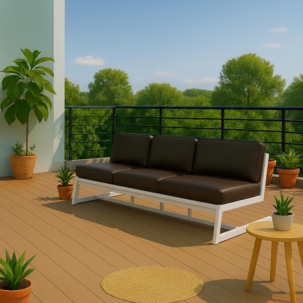 Диван металевий AVVS tech Атлас вуличний лофт екошкіра 246 см Коричневий/Білий (30222860) - фото 4 Диван металевий AVVS tech Атлас вуличний лофт екошкіра 246 см Коричневий/Білий (30222860) - фото 4