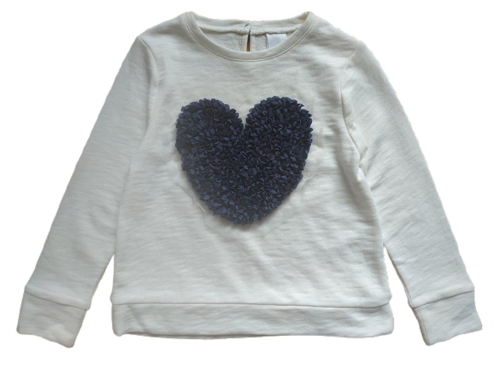 Світшот для дівчинки C&A розмір 110 Білий (1221021)