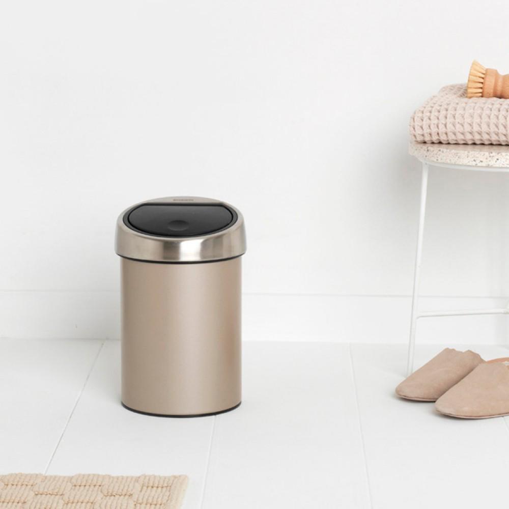 Бак для сміття Brabantia Touch Bin 3 л Бежевий (304668) - фото 6