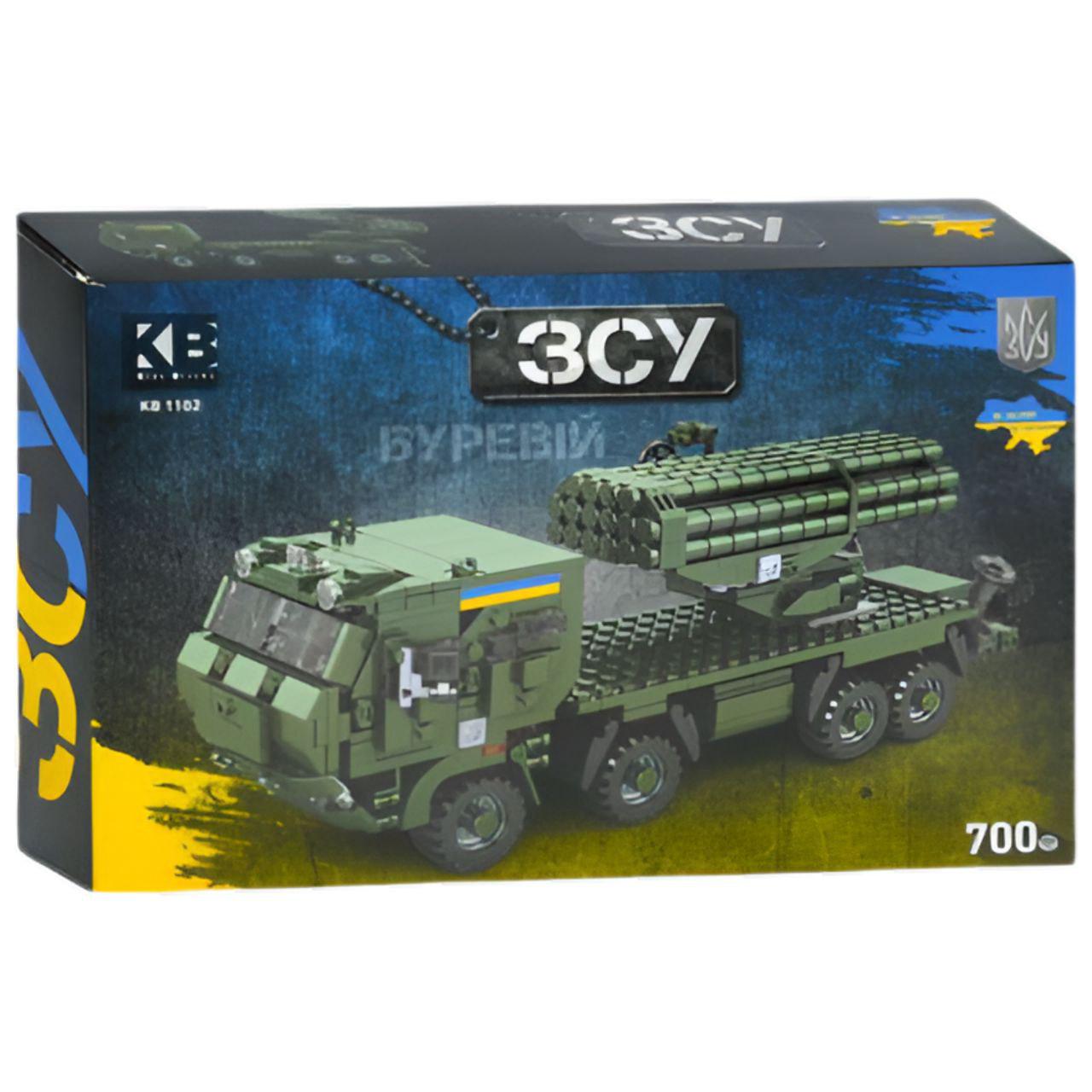 Конструктор KB 1102 Військовий БТР ЗСУ Захисники Вітчизни 700 дет. (30476545) - фото 2