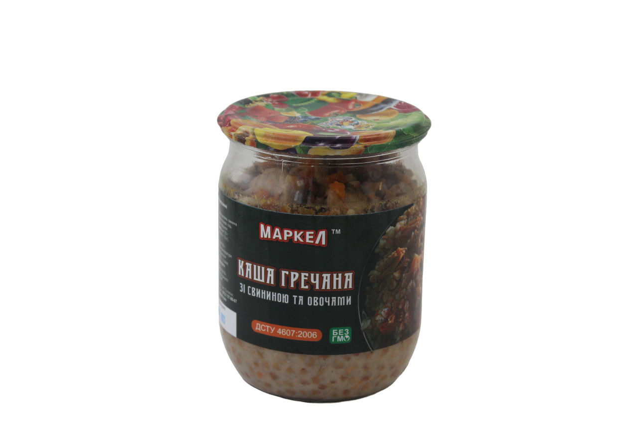 Каша гречневая со свининой и овощами 450 г (12493814)