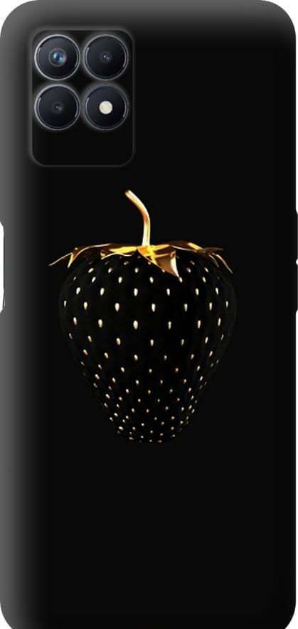 Чехол на Realme Narzo 50 Черная клубника (3585u-3066-42517)