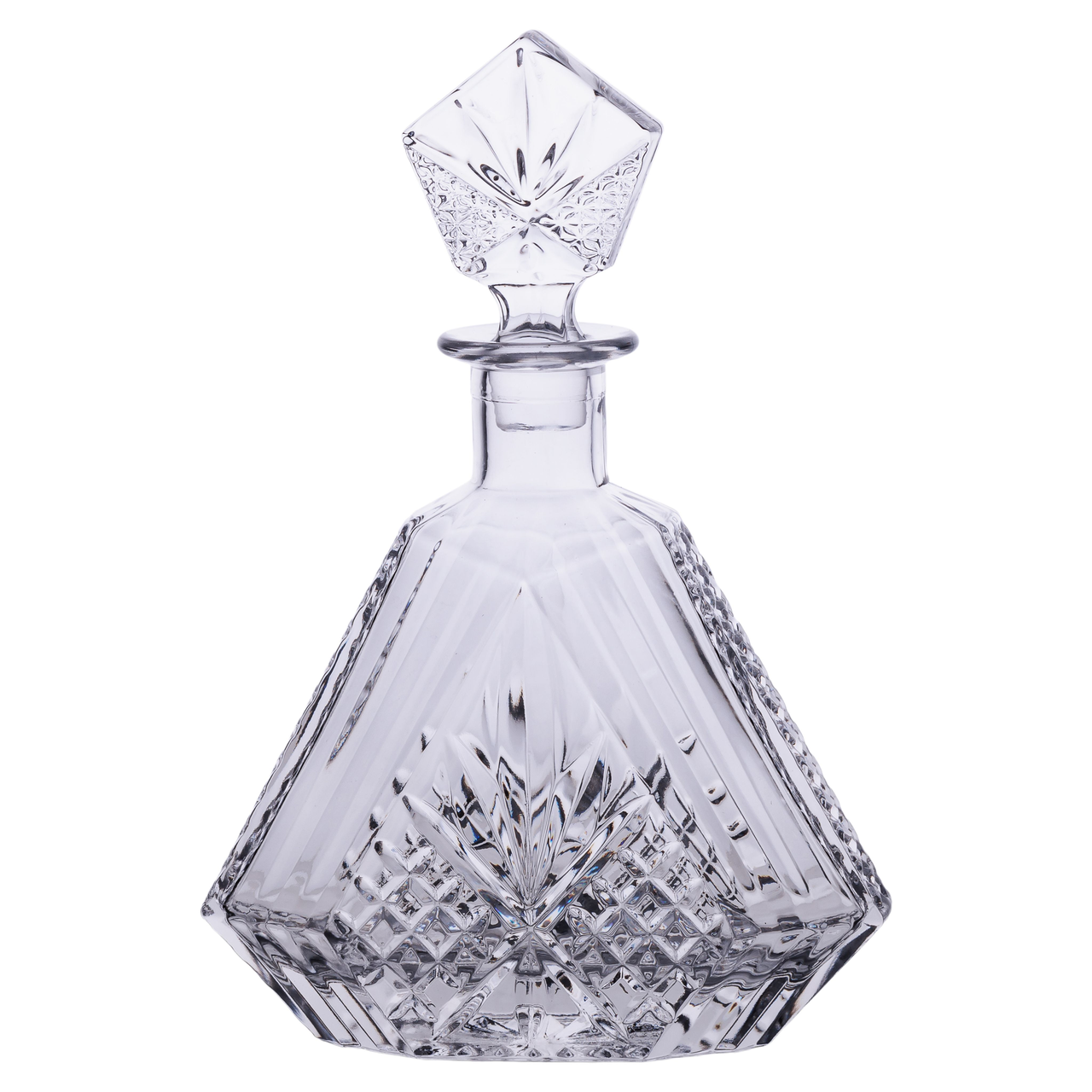 Декантер для виски с пробкой 1 л 18х8х27 см - фото 2