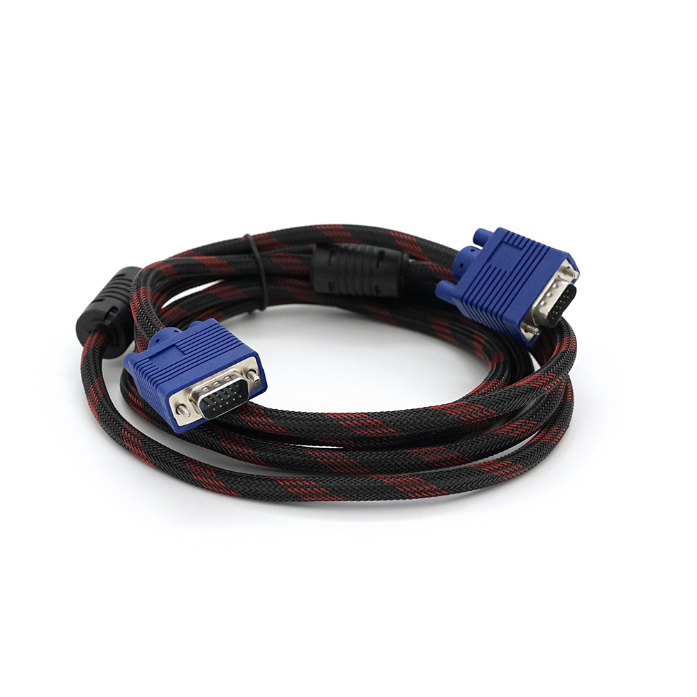 Кабель Merlion VGA 3+4 папа-папа с ферритами 3 м (6936)