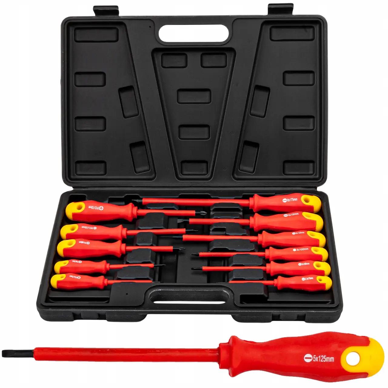 Викрутки ізольовані Falon-Tech 11 ел. (8351093768) - фото 2 Викрутки ізольовані Falon-Tech 11 ел. (8351093768) - фото 2