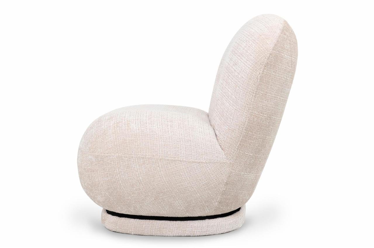 Крісло Tiny поворотне 360° Vanilla charm velvet (13884) - фото 2