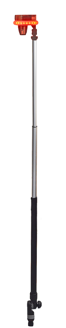 Телескопический штатив Borika FASTen Lf1100 для портативных навигационных огней LONAKO 1,1 м Черный (01.08.006.01.04) - фото 3