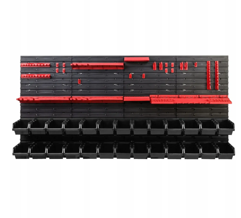 Панель для инструментов и материалов 156х78 см 26 больших контейнеров (MIX619) Панель для инструментов и материалов 156х78 см 26 больших контейнеров (MIX619)