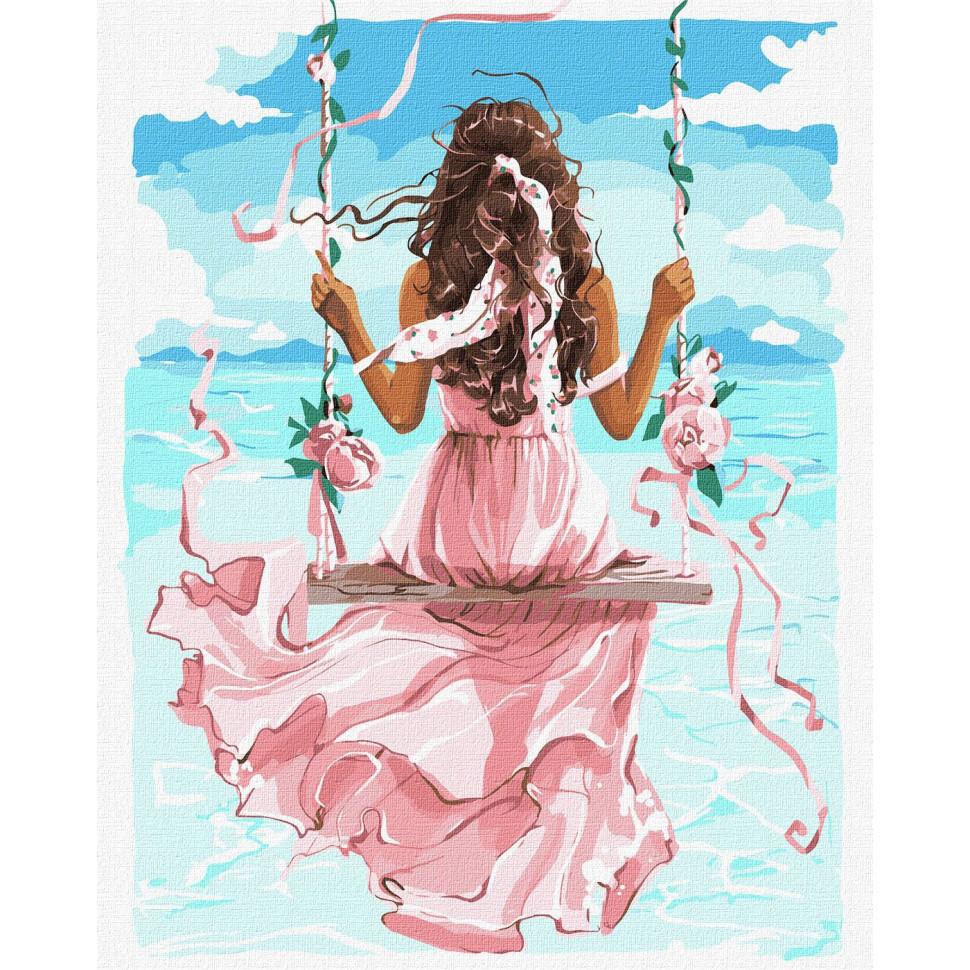 Картина по номерам Идейка Свидание с морем 40х50 см (KHO4835)