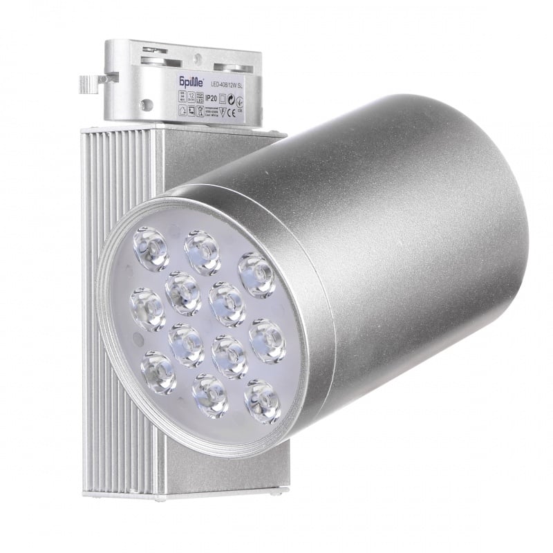 Светильник трековый Brille LED 408/12W NW SL (32-290)
