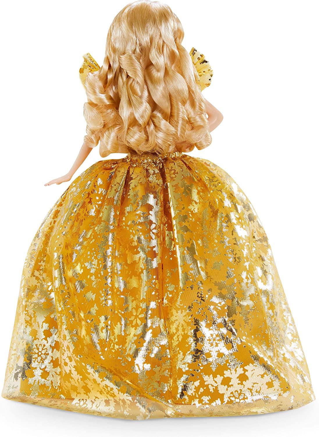 Кукла Barbie Signature Holiday 2020 Doll коллекционная Blonde - фото 4