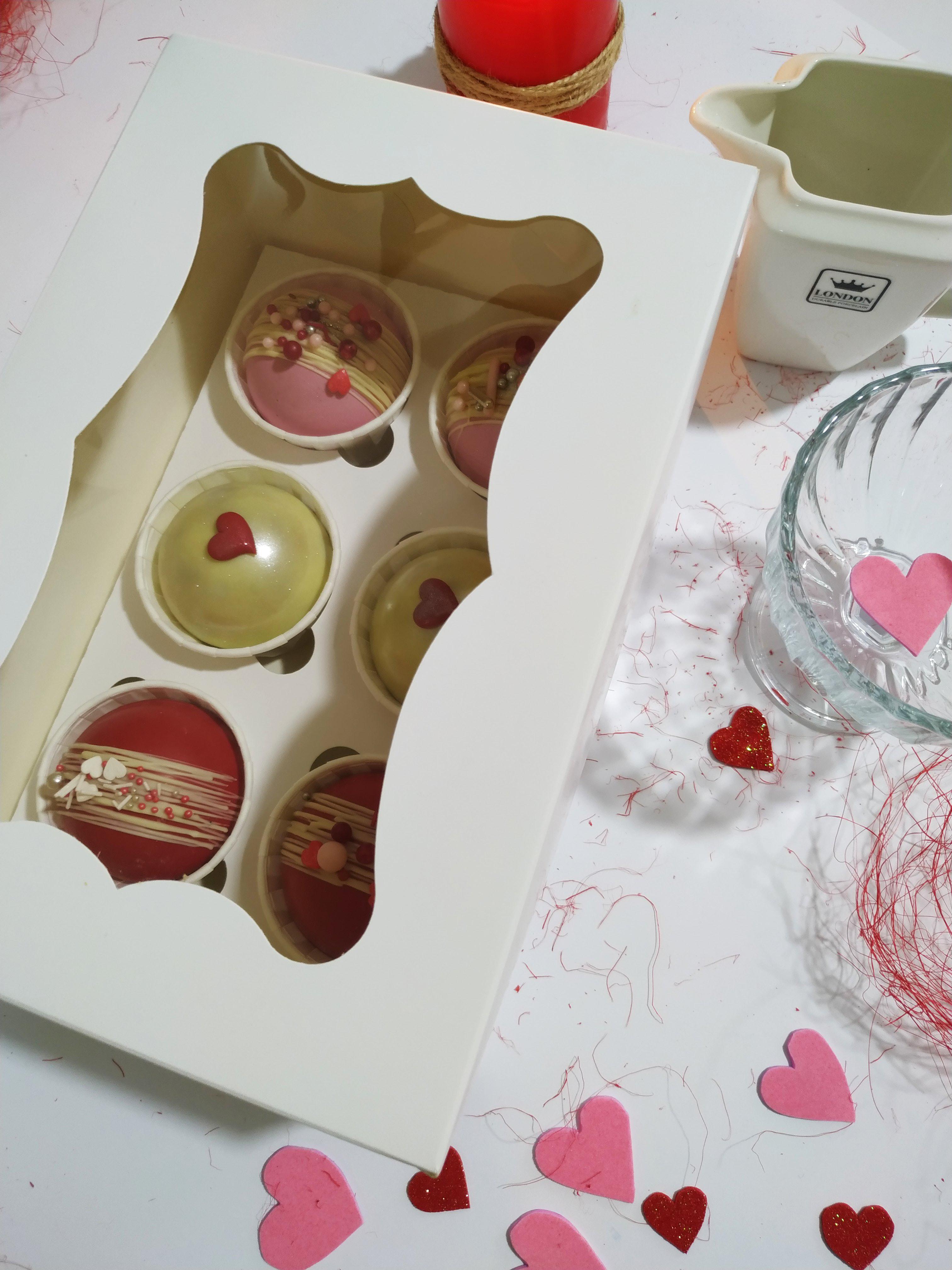 Набор шоколадных бомбочек Mr.Plum Классический для любимых 6 шт. d 5,5 см 240 г - фото 2